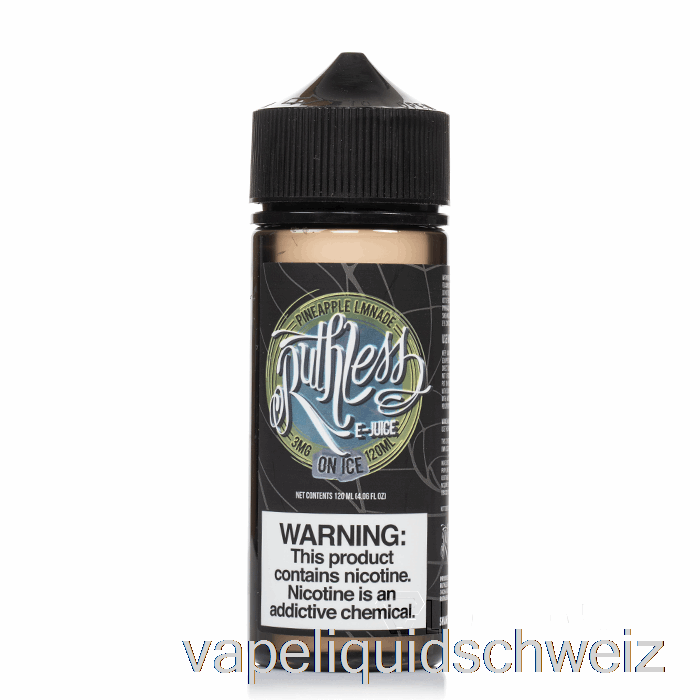 Ananaslimonade Auf Eis – Rücksichtsloser Dampf – 120 Ml 0 Mg Vape Schweiz